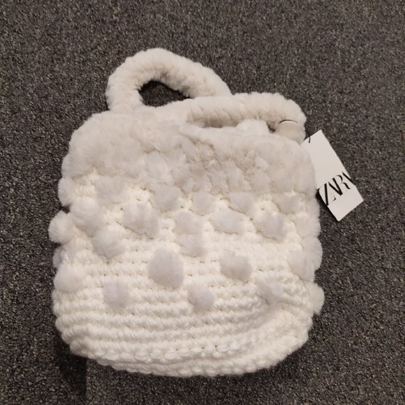 ZARA CROCHET MINI SHOPPER - Picture 3 of 11